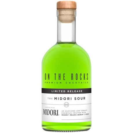 On The Rocks The Midori Sour Cocktail | 375ML at CaskCartel.com