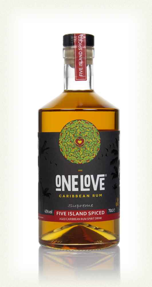 One Love Five Island Spiced Rum | 700ML