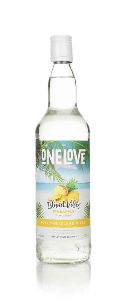 One Love Island Vibes Pineapple Rum Liqueur | 700ML at CaskCartel.com