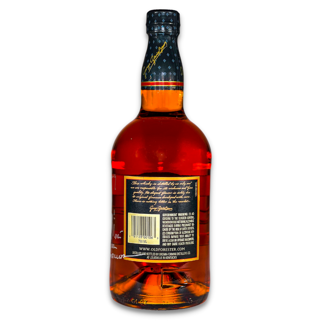 Old Forester Signature Kentucky Straight Bourbon Whiskey | 2009 Edition | Signed By Master Distiller Chris Morris
