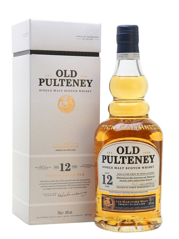 Old Pulteney 12 Year Old Highland Single Malt Scotch Whisky | 700ML