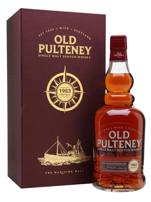 Old Pulteney 1983 33 Year Old Single Malt Scotch Whisky - CaskCartel.com