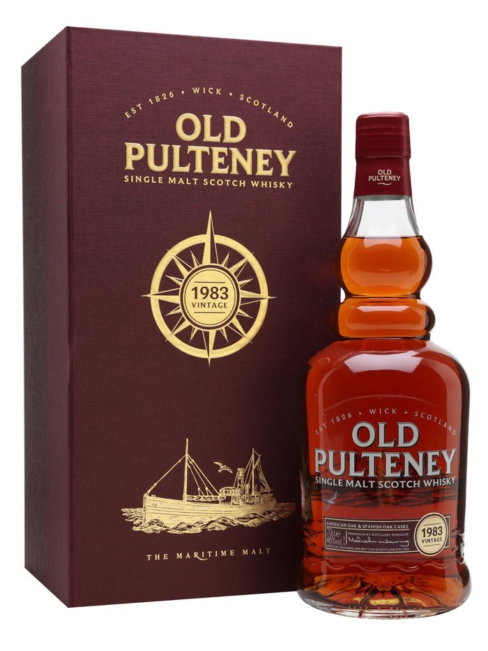 Old Pulteney 1983 33 Year Old Single Malt Scotch Whisky