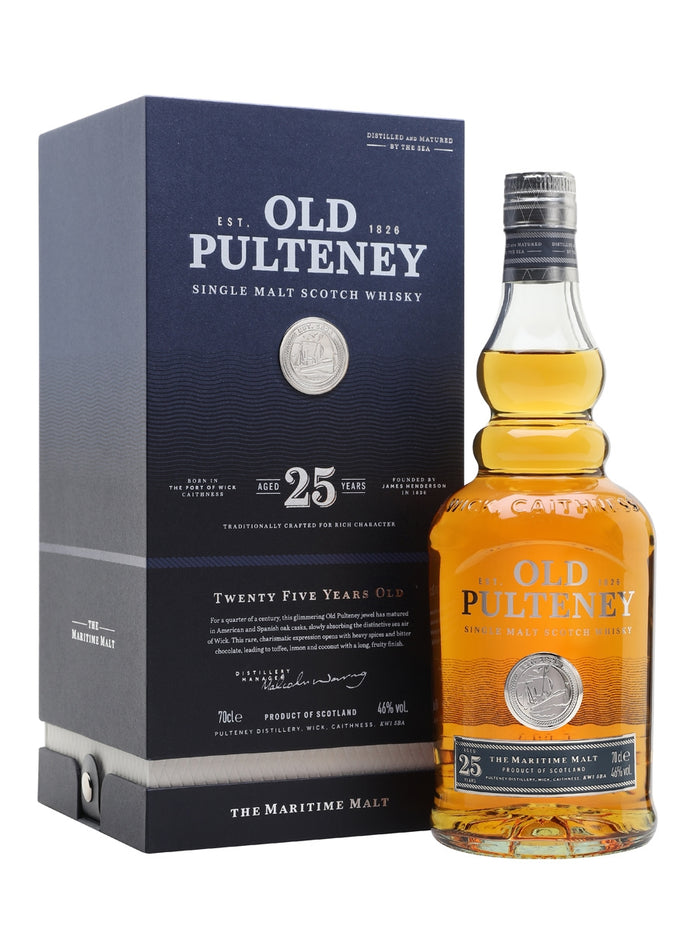 Old Pulteney 25 Year Old 2019 Release Highland Single Malt Scotch Whisky | 700ML