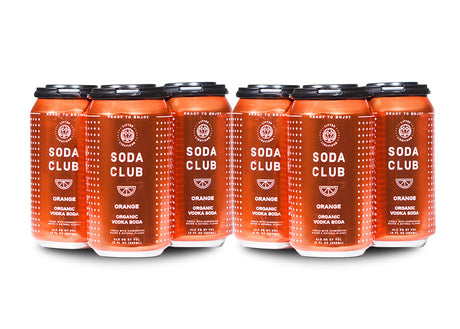 Lifted Libations Club Orange Organic Vodka Soda (8) Cans at CaskCartel.com