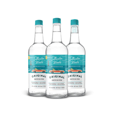 Saltwater Woody Original American Rum (3) Bottle Bundle at CaskCartel.com