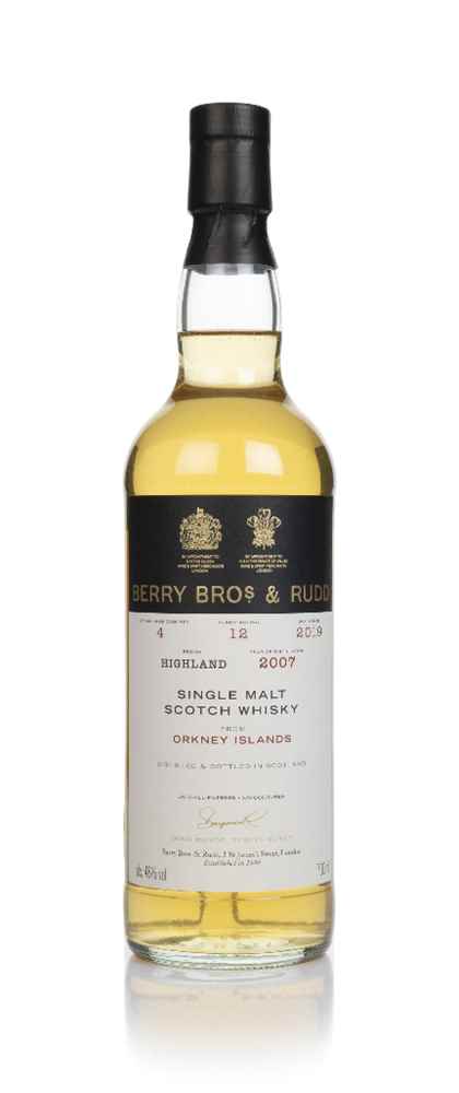 Orkney 12 Year Old 2007 (cask 4) - Berry Bros. & Rudd Whisky | 700ML at CaskCartel.com