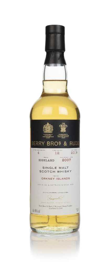 Orkney 12 Year Old 2007 (cask 4) - Berry Bros. & Rudd Whisky | 700ML
