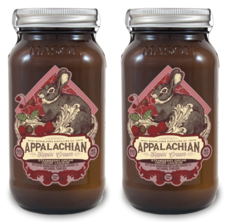 Sugarlands Appalachian Sippin' Cream Strawberry Dream Cream Liqueur (2) Bottle Bundle at CaskCartel.com