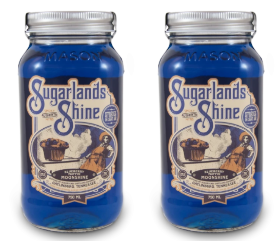 Sugarlands Shine Blueberry Muffin Moonshine (2) Bottle Bundle at CaskCartel.com