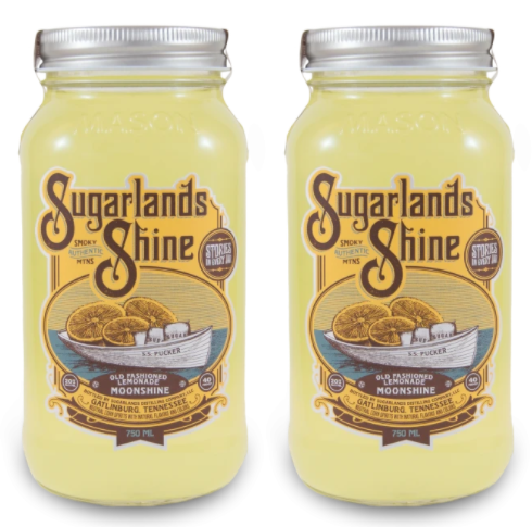 Sugarlands Shine | Old Fashioned Lemonade Moonshine (2) Bottle Bundle