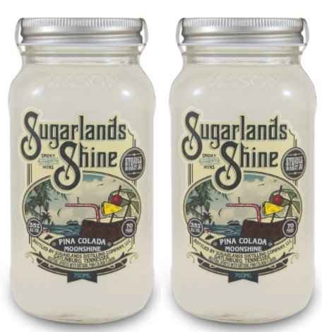 Sugarlands Shine | Pina Colada Moonshine (2) Bottle Bundle