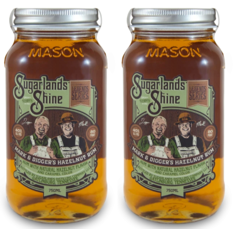 Moonshiners | Sugarlands Shine | Mark & Digger’s Hazelnut Rum (2) Bottle Bundle
