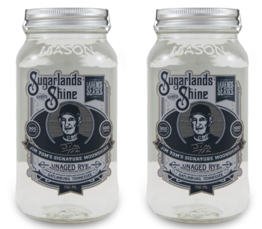 Moonshiners | Sugarlands Shine | Jim Tom’s Unaged Rye Moonshine (2) Bottle Bundle