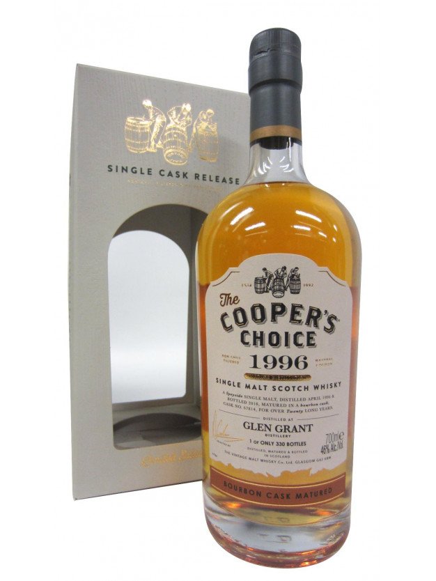 Glen Grant Cooper's Choice Single Cask #67814 1996 20 Year Old Whisky | 700ML