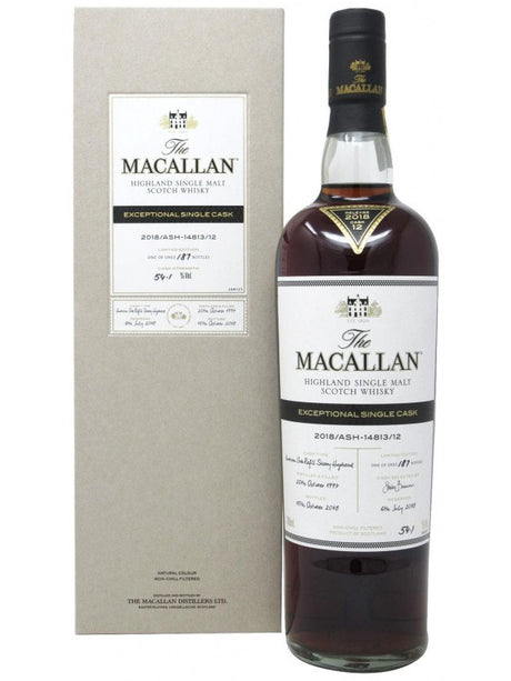 Macallan Exceptional Single Cask #14813 No.12 1997 20 Year Old Whisky | 700ML at CaskCartel.com