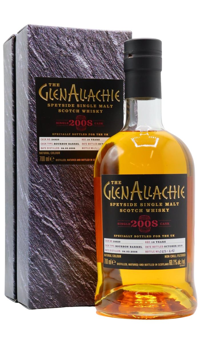 GlenAllachie Single Cask #24829 2008 10 Year Old Whisky | 700ML