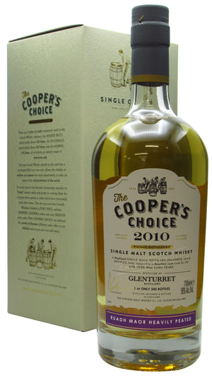 Glenturret Cooper's Choice "Ruadh Maor" Heavily Peated Single Cask #186 2010 9 Year Old Whisky | 700ML at CaskCartel.com