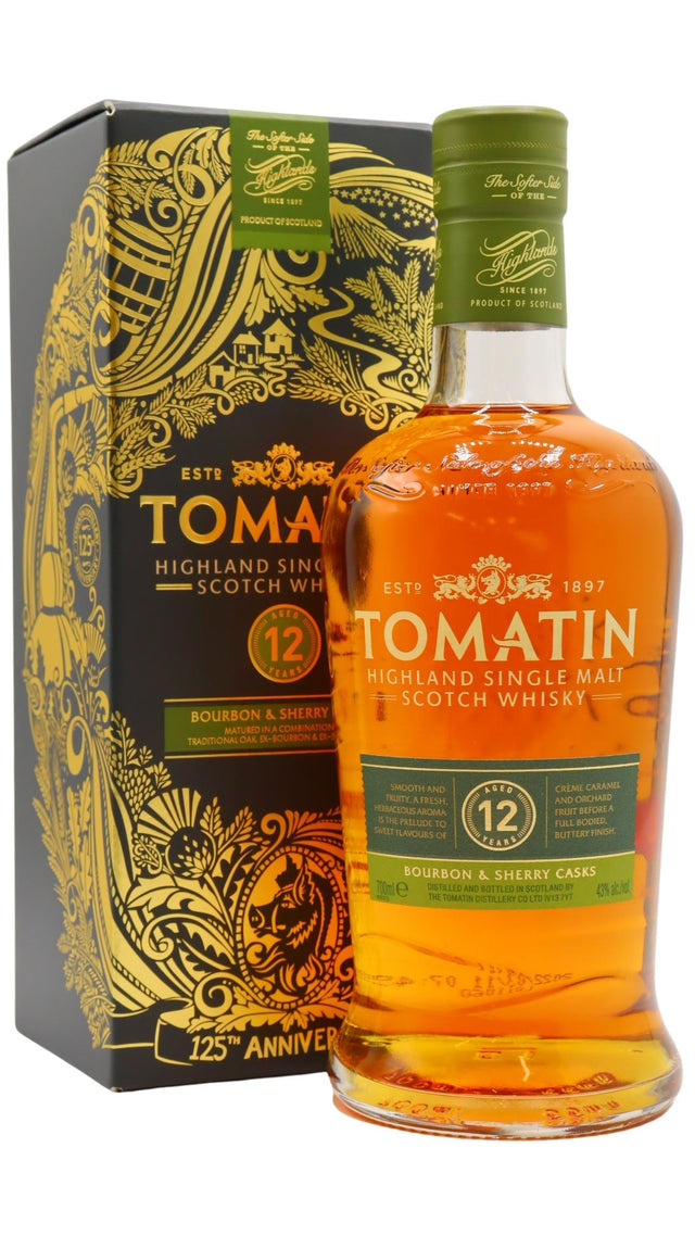 Tomatin 125th Anniversary Edition Highland Single Malt 12 Year Old Whisky | 700ML at CaskCartel.com