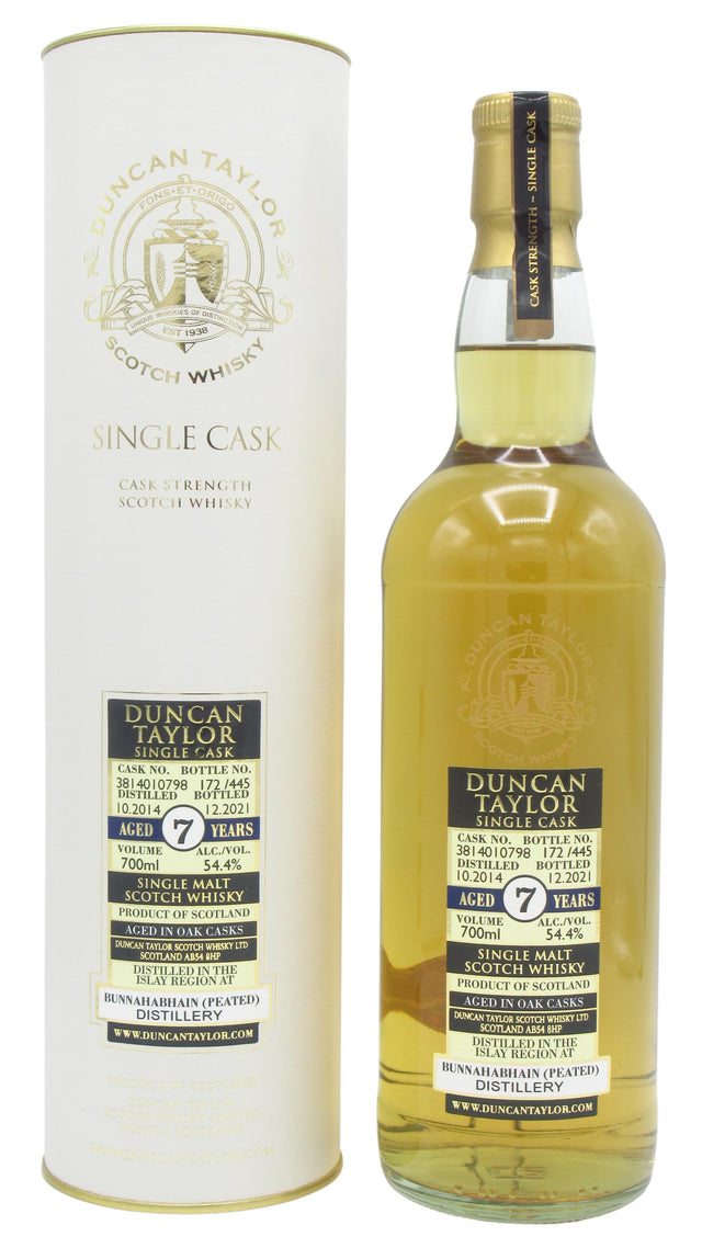 Bunnahabhain Heavily Peated Single Cask #3814010798 2014 7 Year Old Whisky | 700ML at CaskCartel.com
