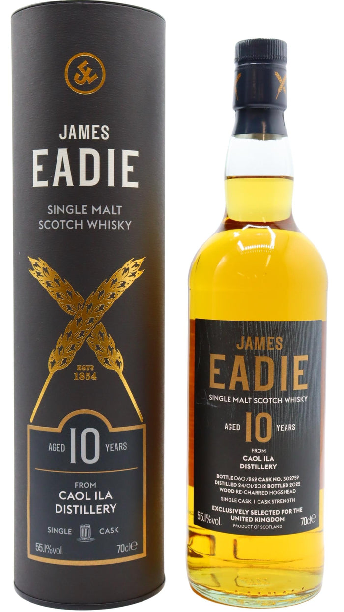 Caol Ila James Eadie Single Cask #302759 2012 10 Year Old Whisky | 700ML