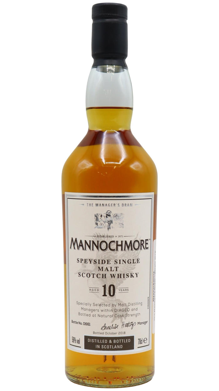 Mannochmore The Managers Dram Single Malt 10 Year Old Whisky | 700ML