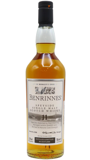 Benrinnes The Managers Dram Single Malt 11 Year Old Whisky | 700ML at CaskCartel.com