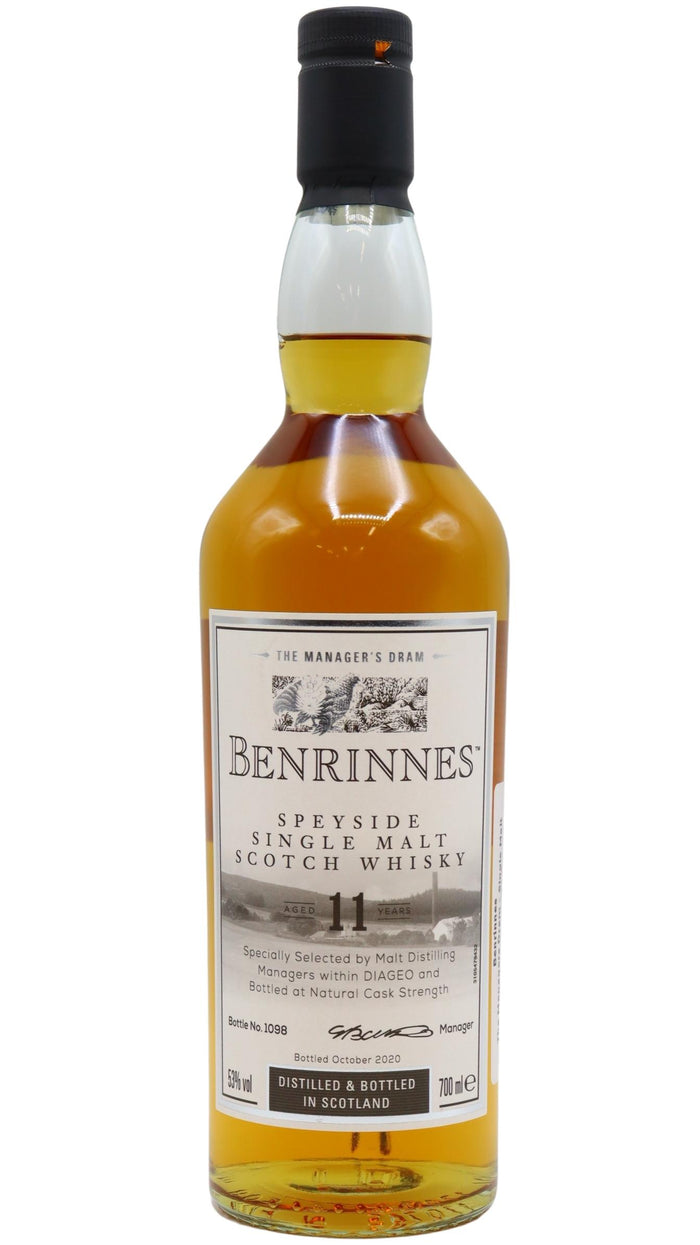 Benrinnes The Managers Dram Single Malt 11 Year Old Whisky | 700ML