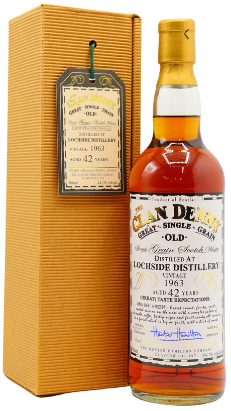 Lochside Clan Denny Single Grain Single Cask #2239 1963 42 Year Old Whisky | 700ML at CaskCartel.com