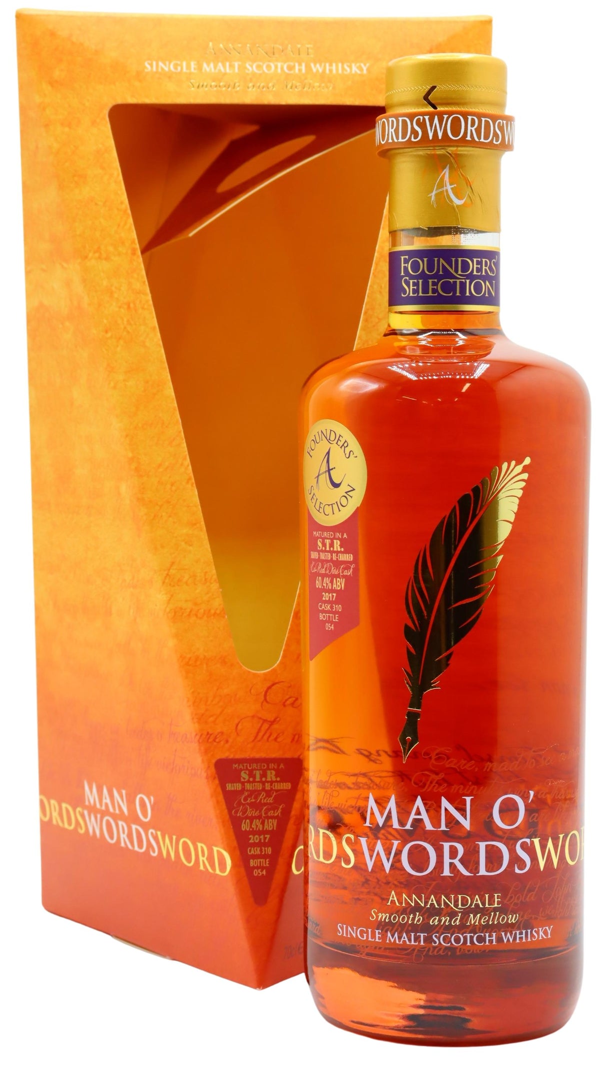 Annandale Man O' Words Founders' Selection Single STR Cask #310 2017 5 Year Old Whisky | 700ML at CaskCartel.com