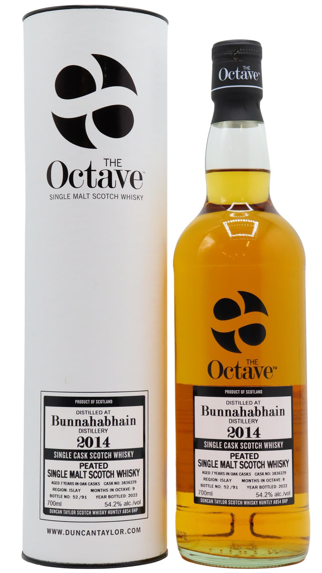 Bunnahabhain The Octave Single Oloroso Sherry Cask Peated 2014 7 Year Old Whisky | 700ML at CaskCartel.com