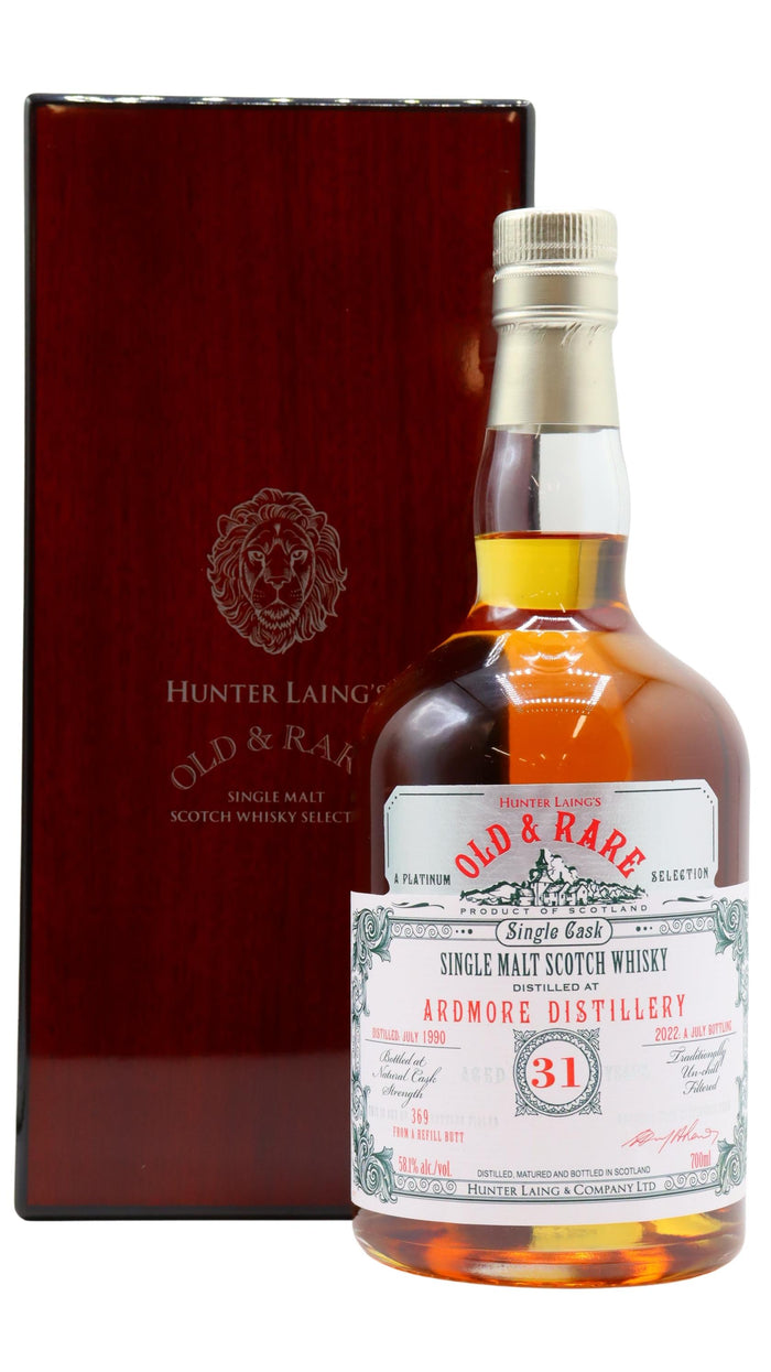 Ardmore Old & Rare Single Sherry Cask 1990 31 Year Old Whisky | 700ML
