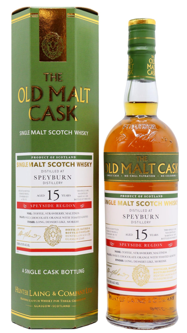 Speyburn Old Malt Cask Single Sherry Cask 2007 15 Year Old Whisky | 700ML at CaskCartel.com