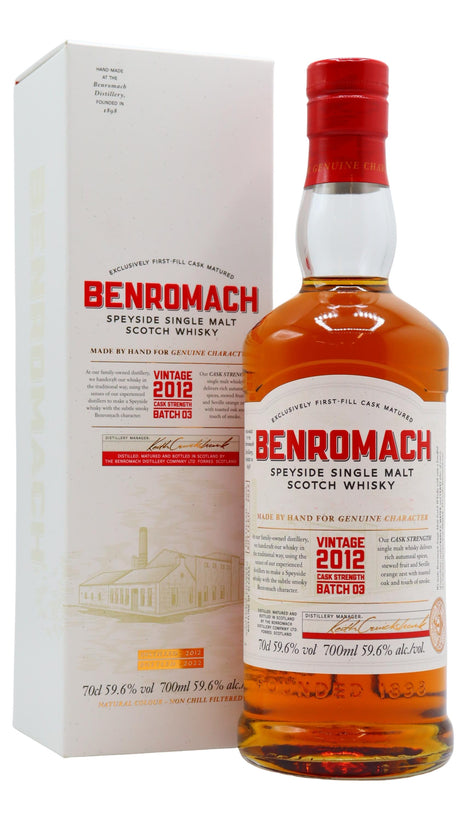 Benromach Cask Strength Batch #3 2012 10 Year Old Whisky | 700ML at CaskCartel.com