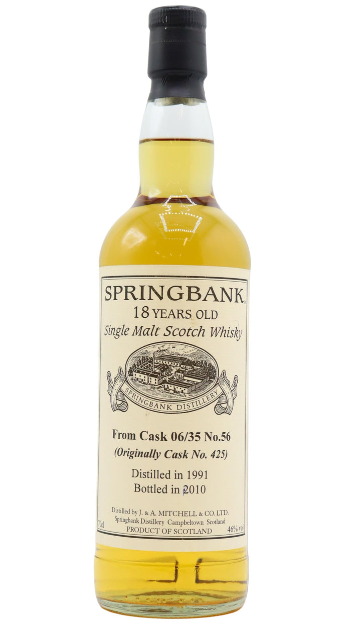 Springbank Single Cask #56 1991 18 Year Old Whisky | 700ML