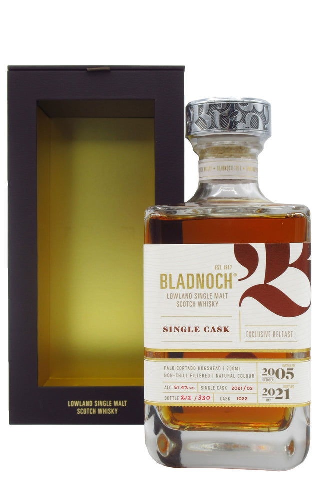Bladnoch Cask 03 Single Cask #1022 2005 15 Year Old Whisky | 700ML at CaskCartel.com