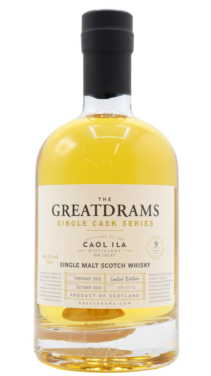 Caol Ila Great Drams Rare Cask Series 2013 9 Year Old Whisky | 700ML