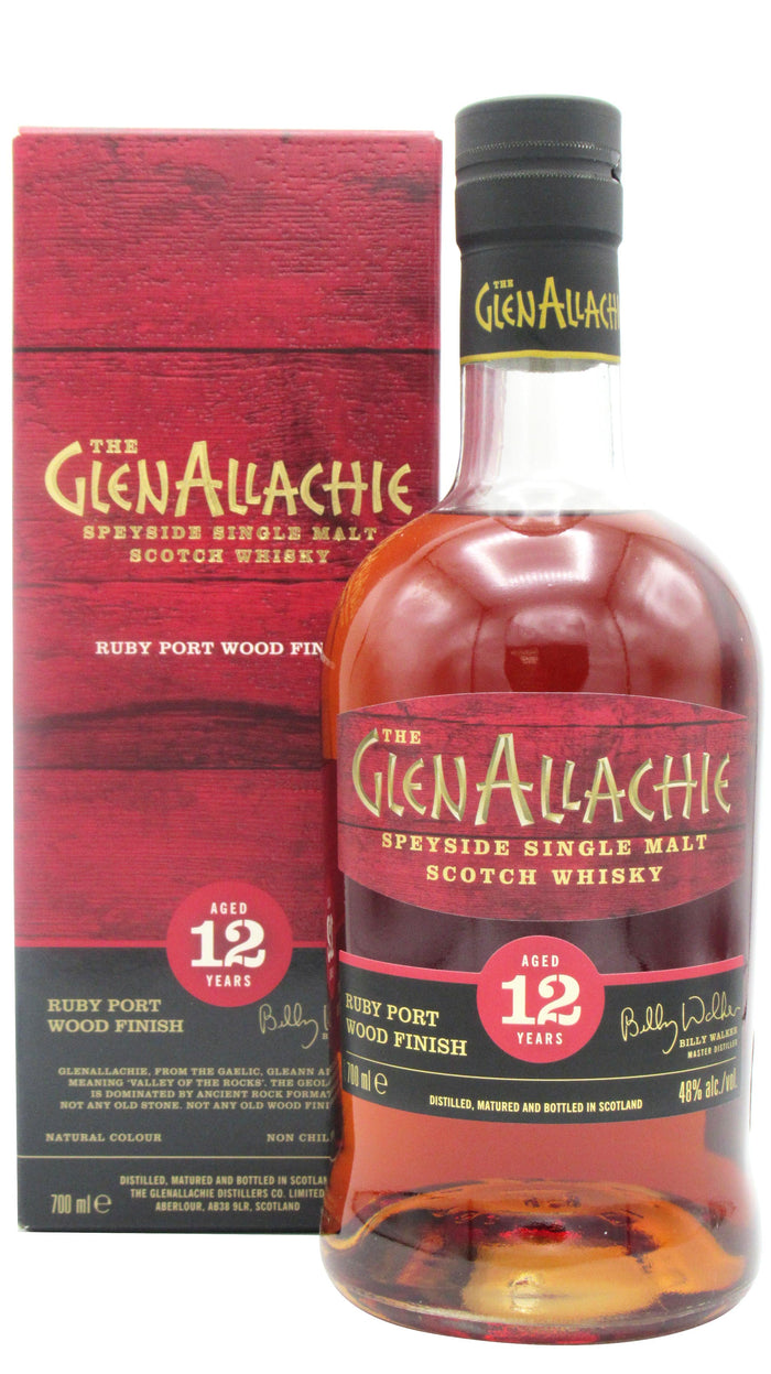 GlenAllachie Ruby Port Finished Single Malt 2009 12 Year Old Whisky | 700ML