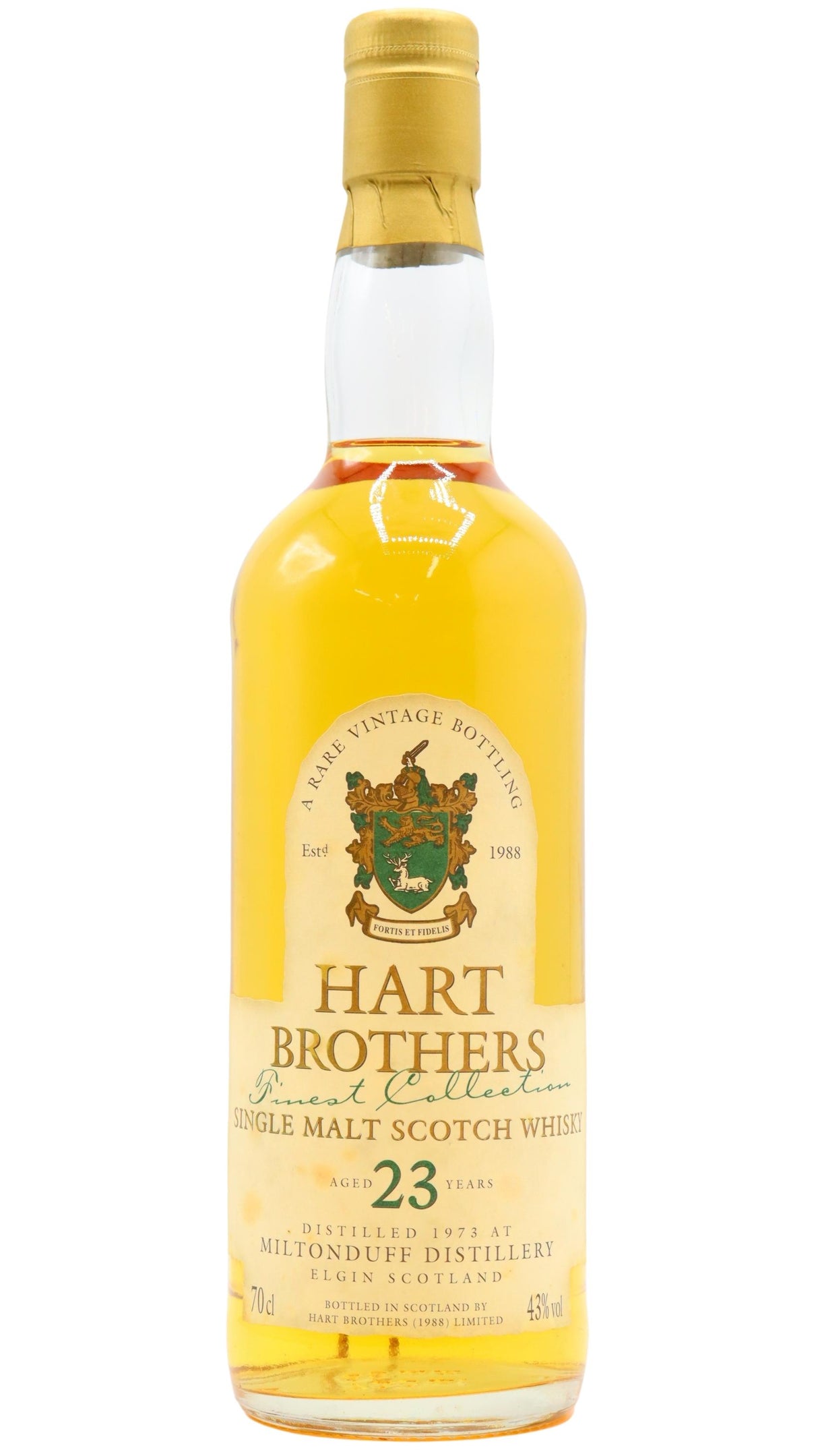 Miltonduff Hart Brothers Finest Collection 1973 23 Year Old Whisky | 700ML at CaskCartel.com
