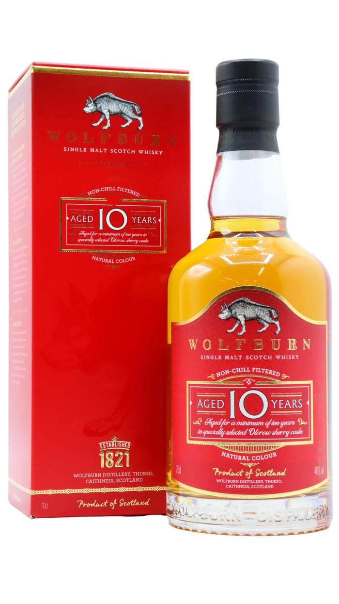 Wolfburn Oloroso Sherry Cask 2023 Release 10 Year Old Whisky | 700ML