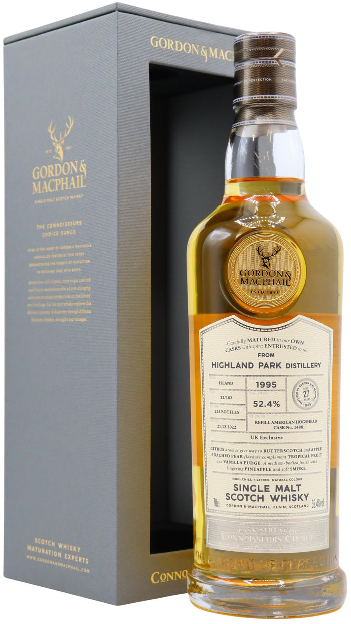 Highland Park Connoisseurs Choice Single Cask #1488 1995 27 Year Old Whisky | 700ML