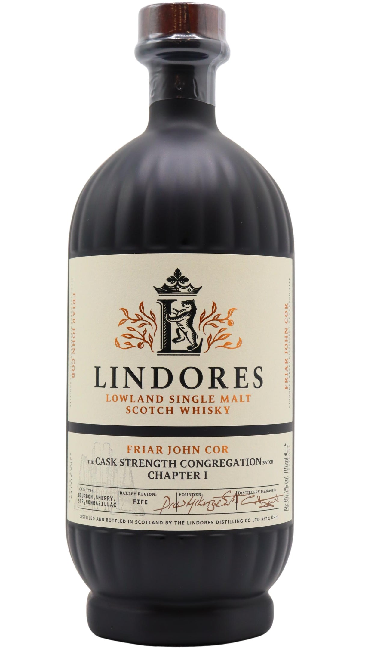 Lindores The Friar John Cor Cask Strength Congregation Batch Chapter 1 Whisky | 700ML at CaskCartel.com