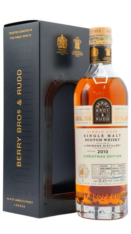 Linkwood Berry Bros & Rudd Christmas Edition Single Cask #301235 2010 13 Year Old Whisky | 700ML at CaskCartel.com