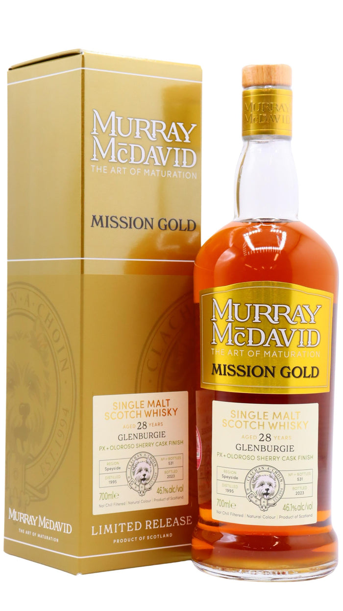 Glenburgie Murray McDavid First Fill Oloroso & Ximenez 28 Year Old Whisky | 700ML