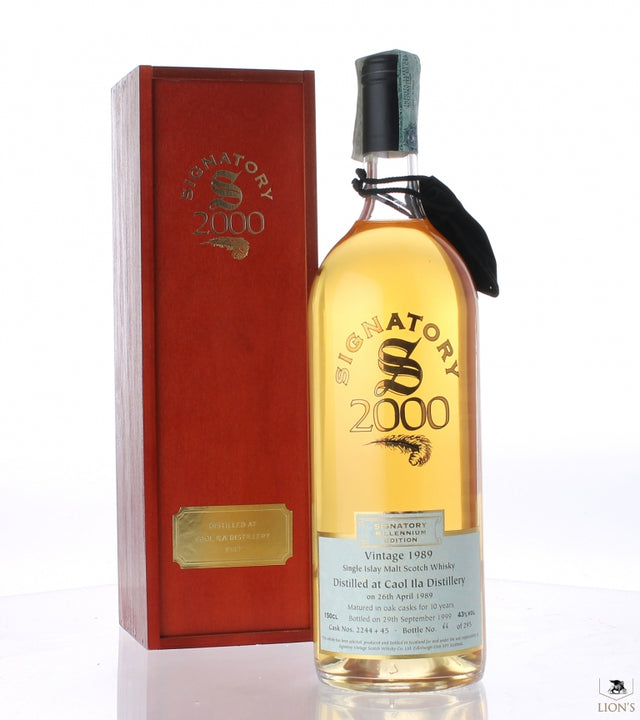 Caol Ila 10 Year Old (D.1989, B.1999) Millennium Edition Signatory Vintage Scotch Whisky | 1.5L at CaskCartel.com