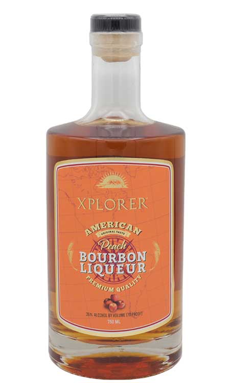 Xplorer Peach Bourbon Liqueur at CaskCartel.com