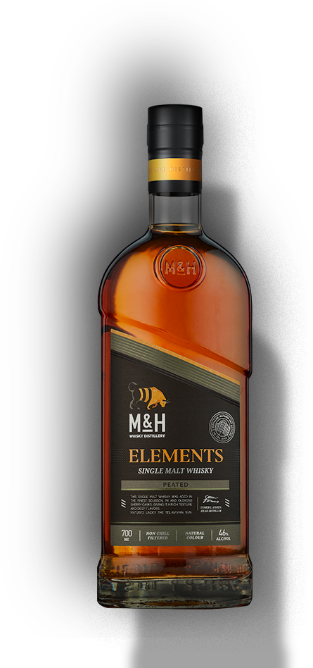 [BUY] M&H | Elements Series | Peated Single Malt Whisky | 700ML at CaskCartel.com