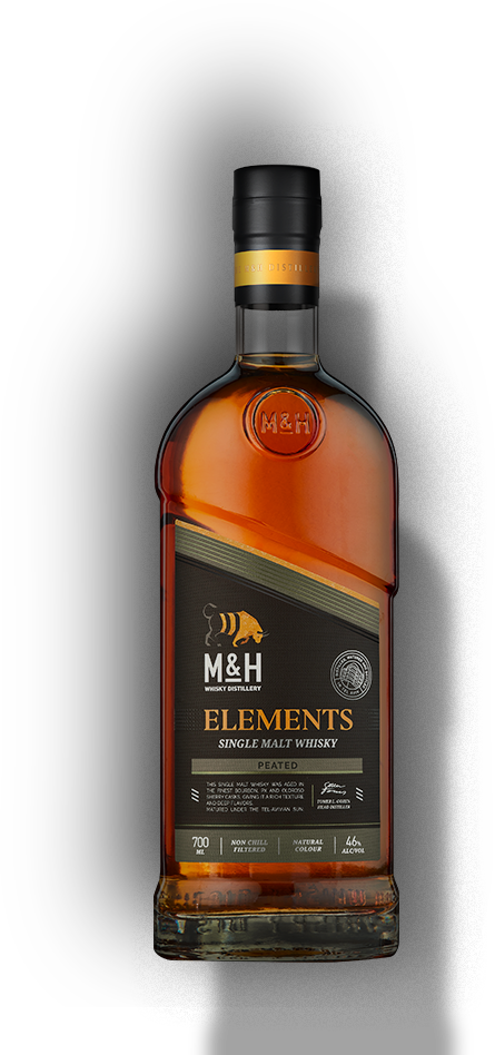 M&H | Elements Series | Peated Single Malt Whisky | 700ML