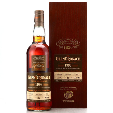 Glendronach 1993 Pedro Ximenez Bottling 25 Year Old at CaskCartel.com