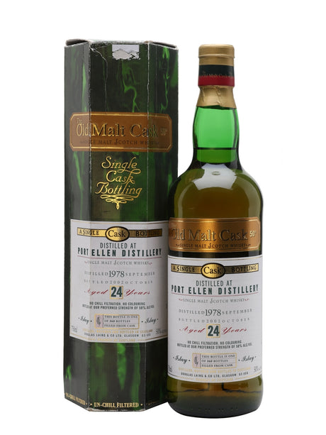 Port Ellen 1978 24 Year Old Old Malt Cask Islay Single Malt Scotch Whisky | 700ML at CaskCartel.com